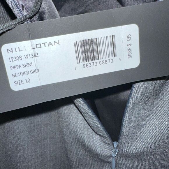 Nili Lotan | NWTs Virgin Wool Pippa Skirt Size 10 - Picture 11 of 11